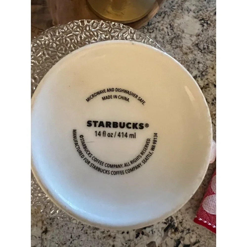 Starbucks  Winter Trees  Mug 14 oz